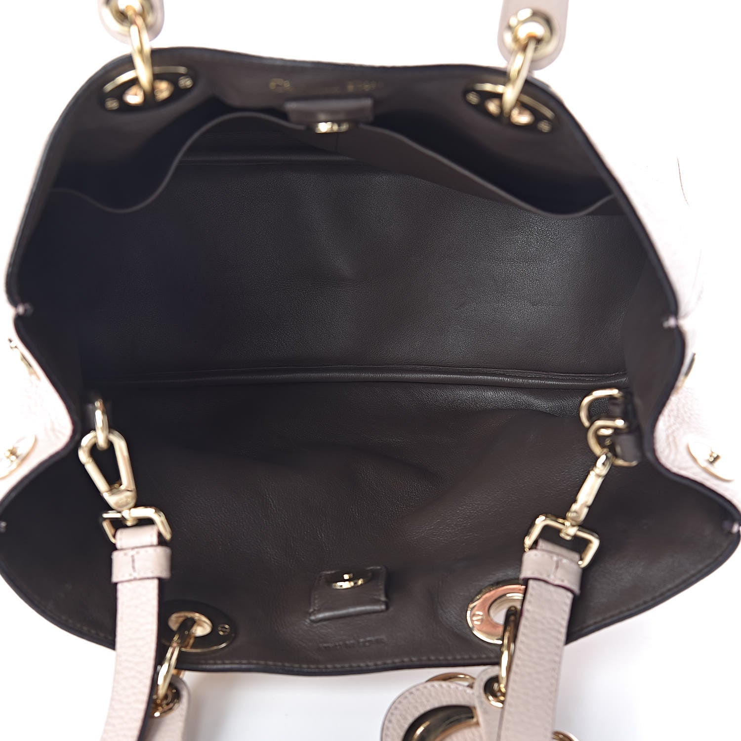 Christian Dior Bullcalf Medium Diorissimo Tote Rose Poudre 6 of 12