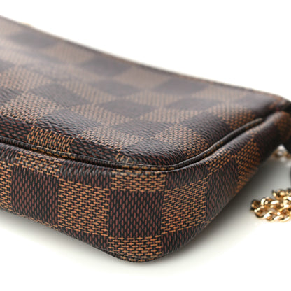 Louis Vuitton Damier Ebene Mini Pochette Accessories 10 of 11