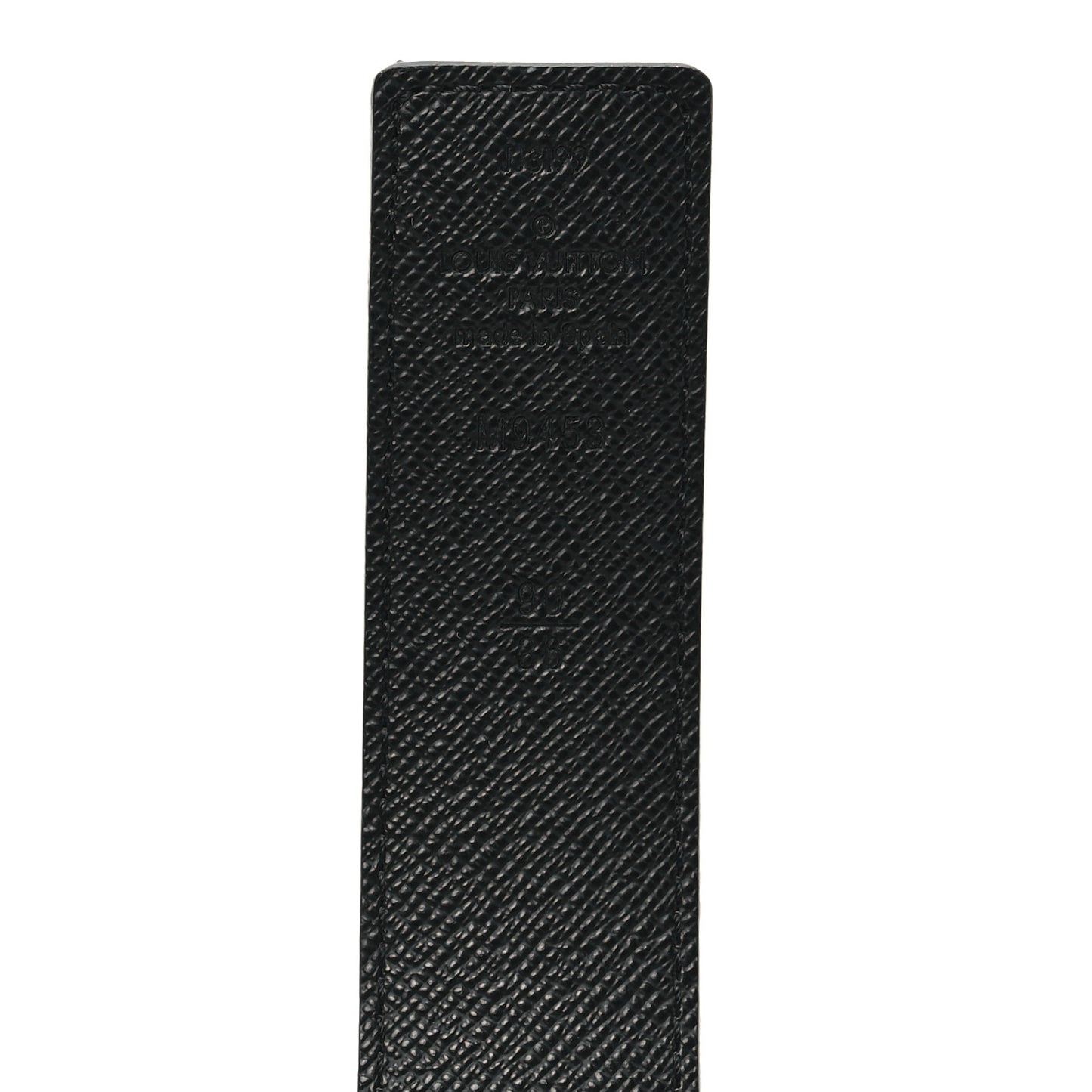 Calfskin Monogram 30mm LV Initiales Reversible Belt 90 36 Black