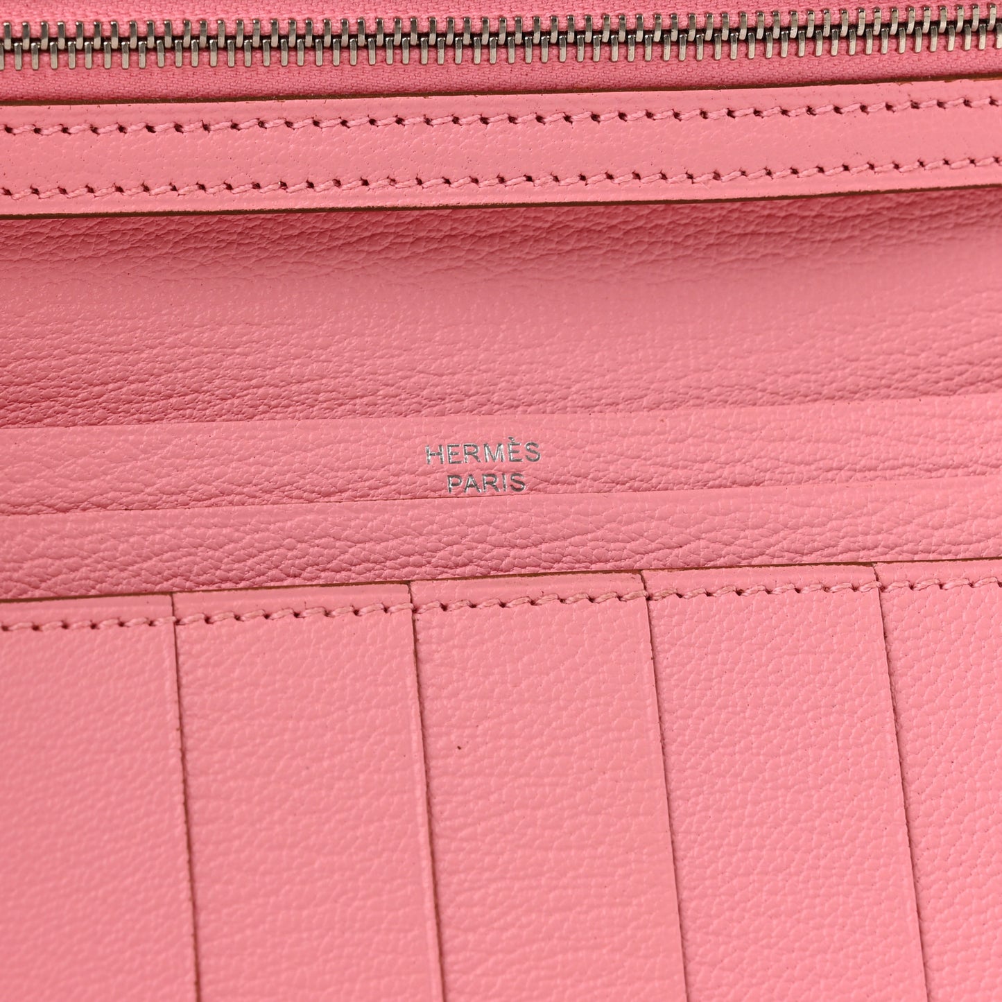 Chevre Mysore Bearn Gusset Wallet Rose Confetti