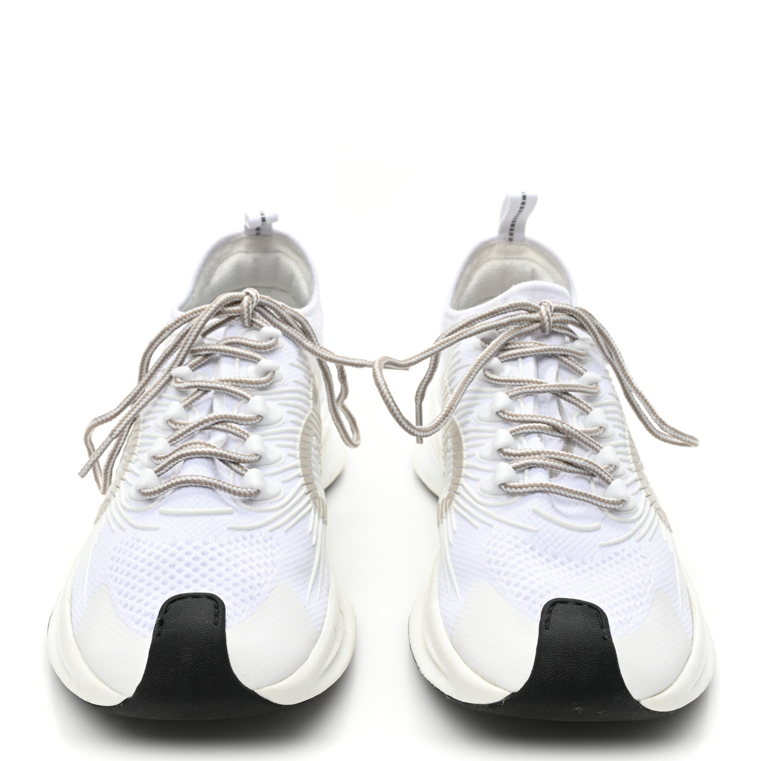 Gucci Technical Knit Fabric Waves Mens Gucci Run Sneakers 8.5 Great White Thunder 2 of 7