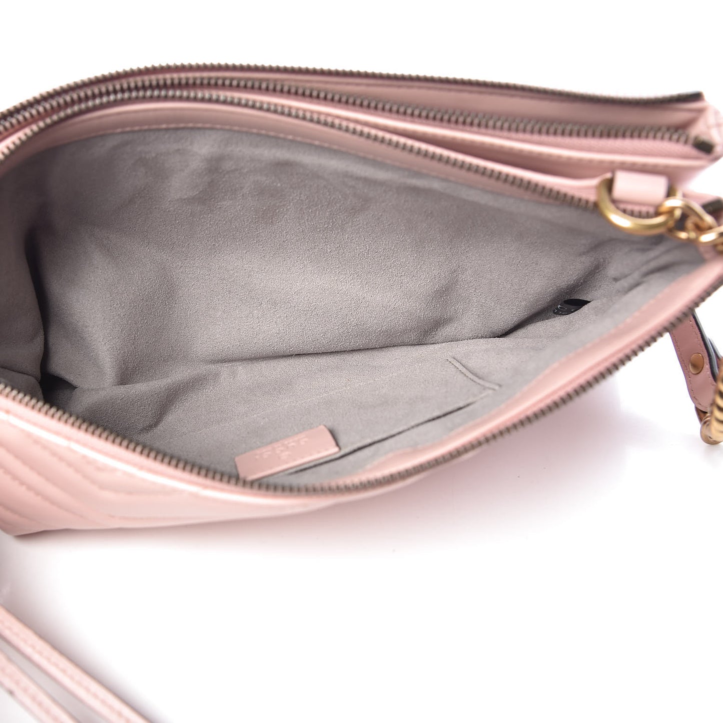 Calfskin Matelasse GG Marmont Double Zip Chain Bag Perfect Pink