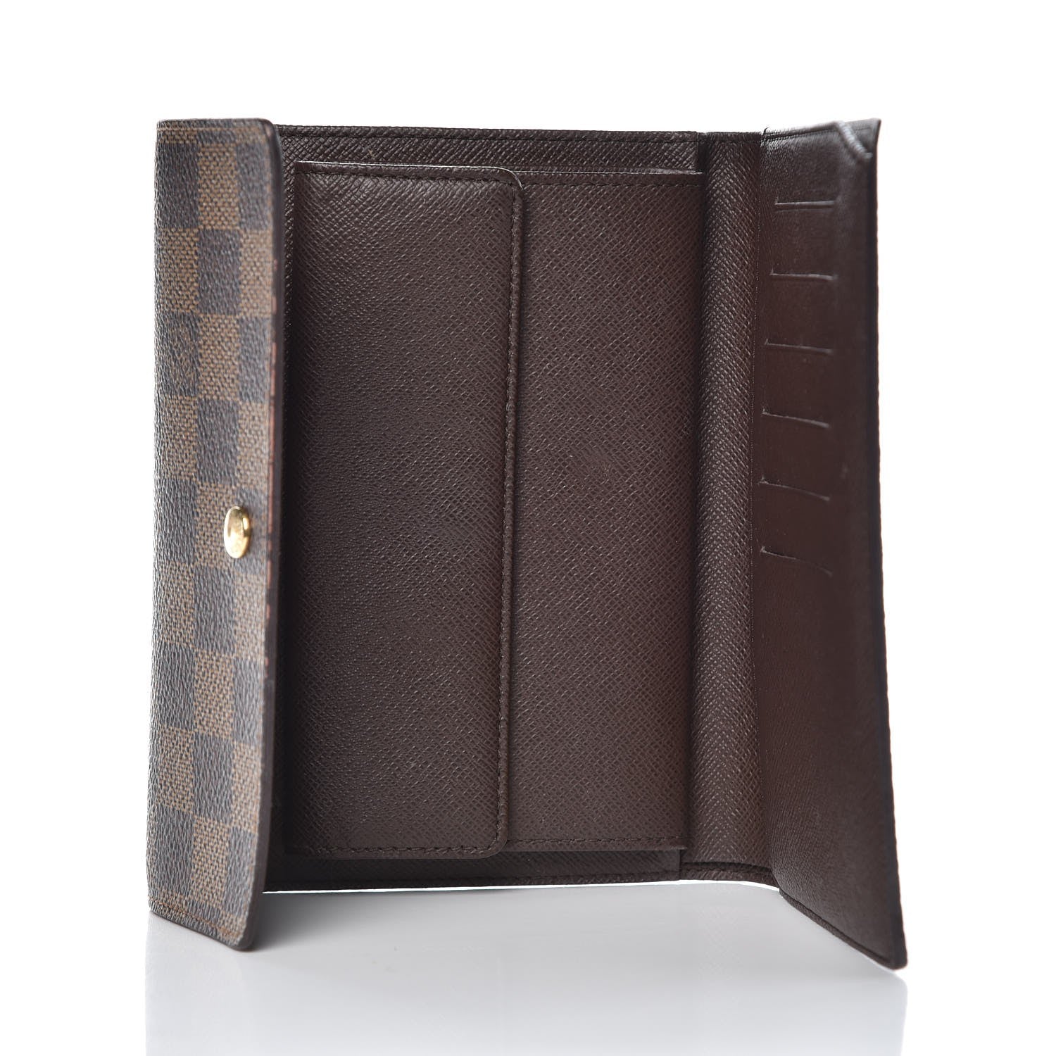 Louis Vuitton Damier Ebene Porte Tresor Etui Papier Wallet 5 of 10