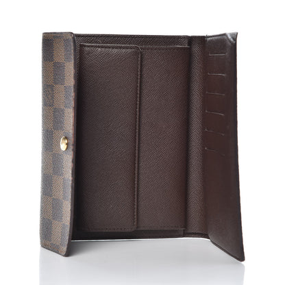 Louis Vuitton Damier Ebene Porte Tresor Etui Papier Wallet 5 of 10