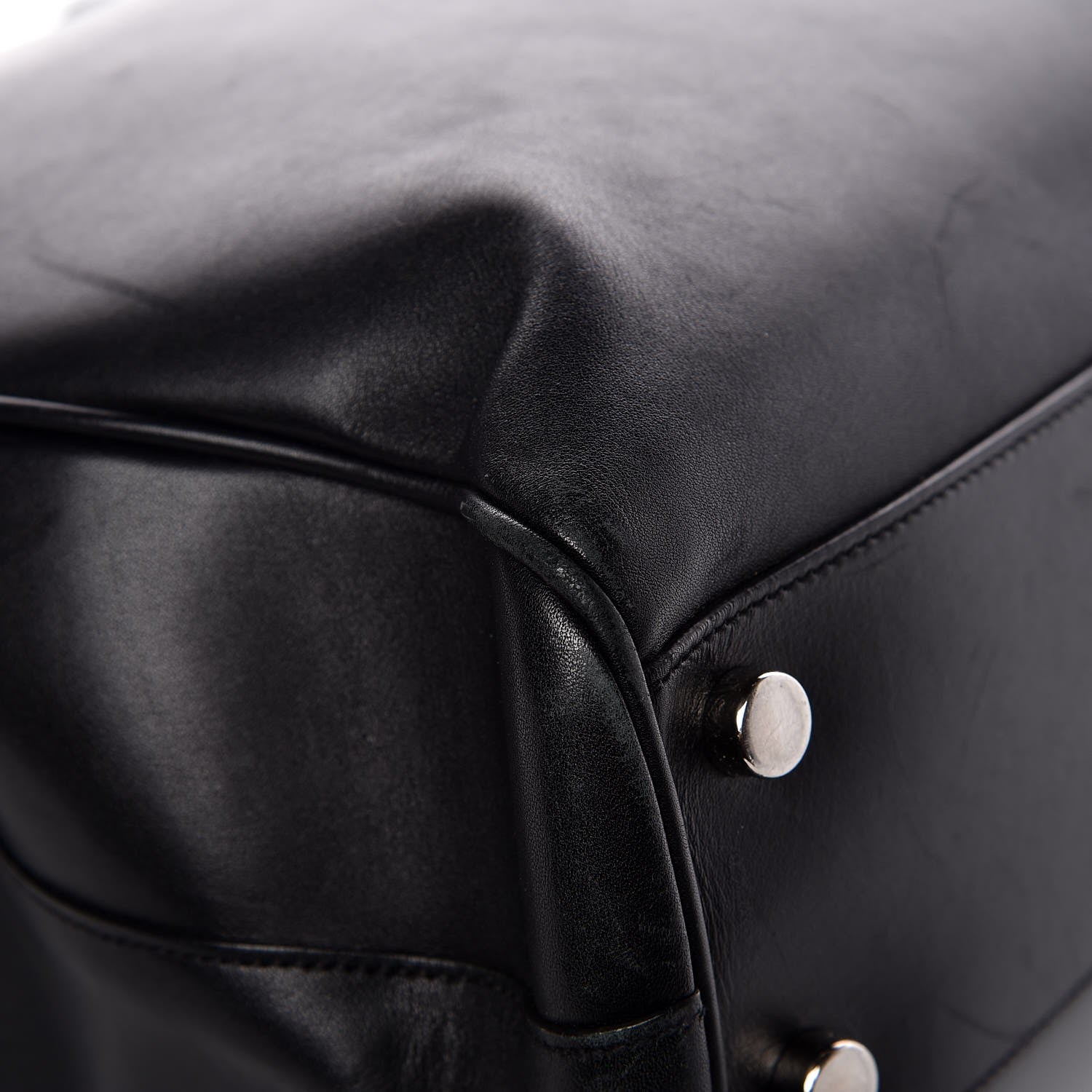 Saint Laurent Calfskin Classic Monogram Shopping Bag Black 11 of 12