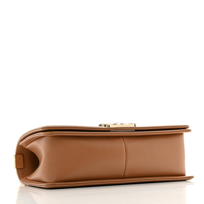 Chanel Caviar Quilted Medium Boy Flap Brown 4 of 12