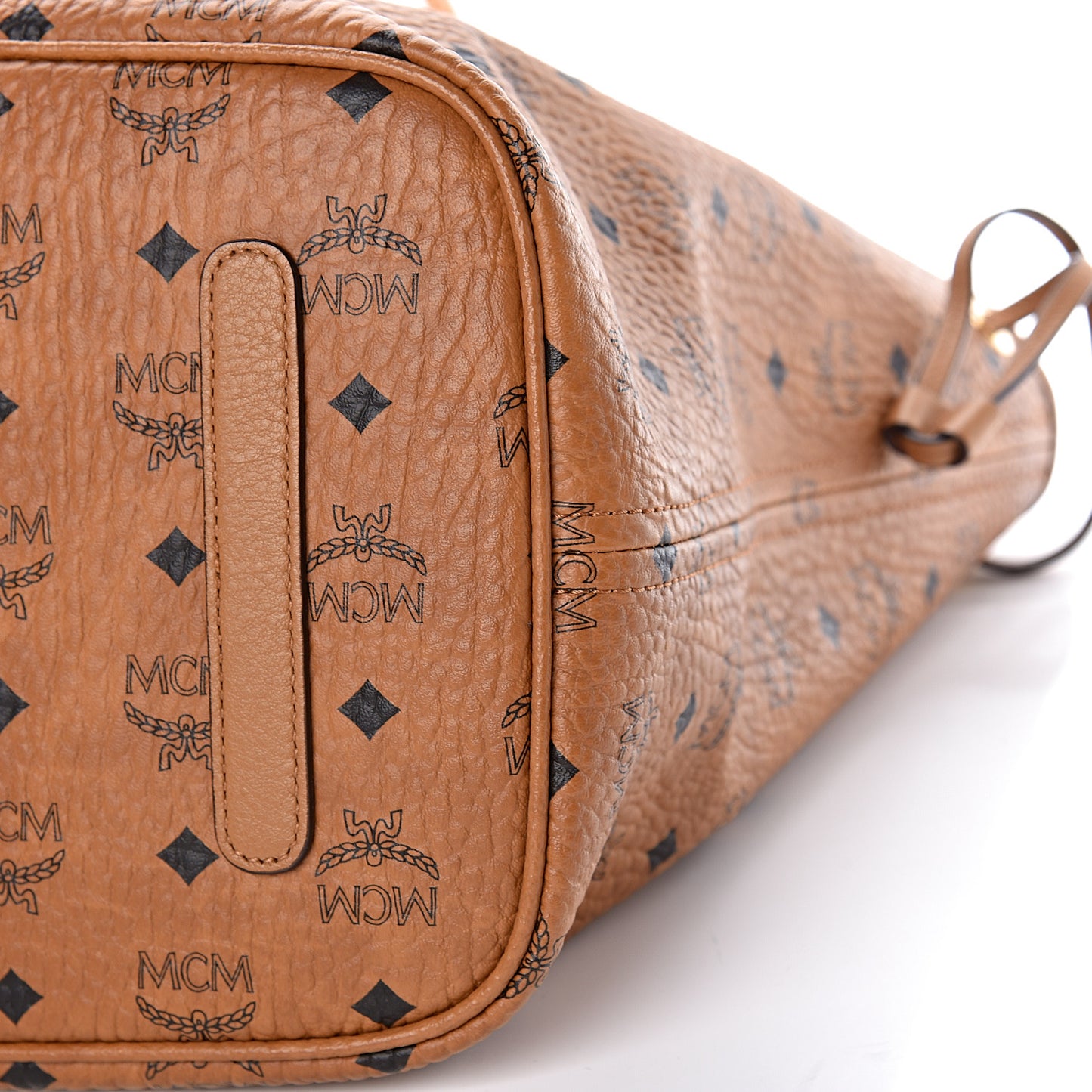 Visetos Large Liz Reversible Shopper Tote Cognac