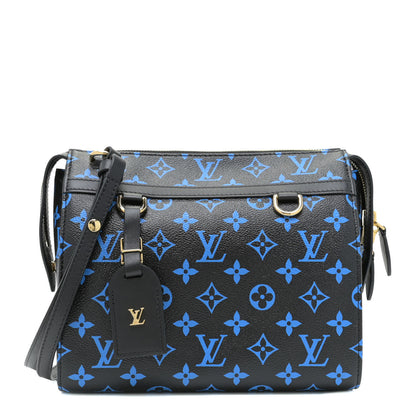 Louis Vuitton Colored Monogram Speedy Amazon PM Blue Black 1 of 11
