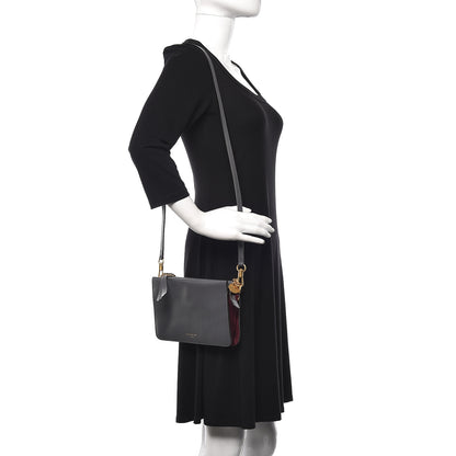 Givenchy Goatskin Suede Cross 3 Crossbody Bag Grey Aubergine 3 of 12