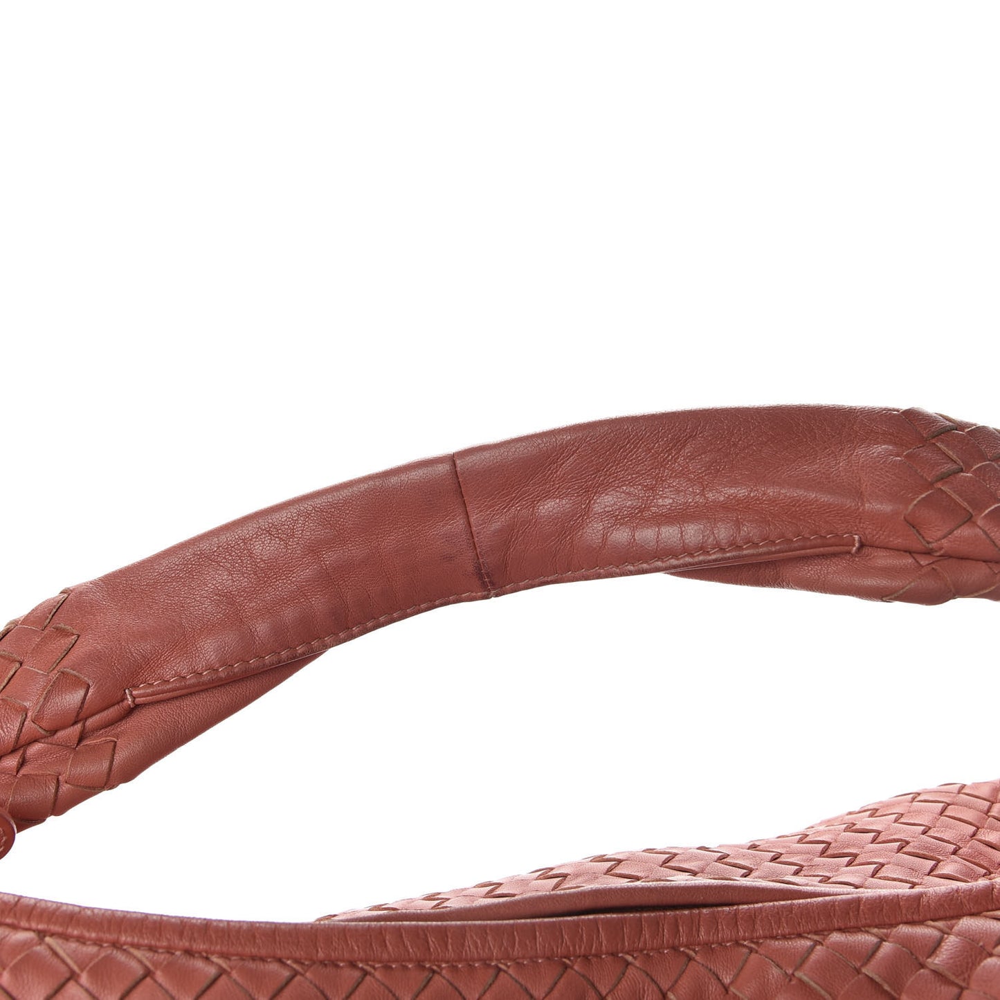 Nappa Intrecciato Large Veneta Hobo Quarzo