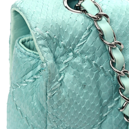 Chanel Snakeskin Ultimate Stitch Flap Light Blue 12 of 12