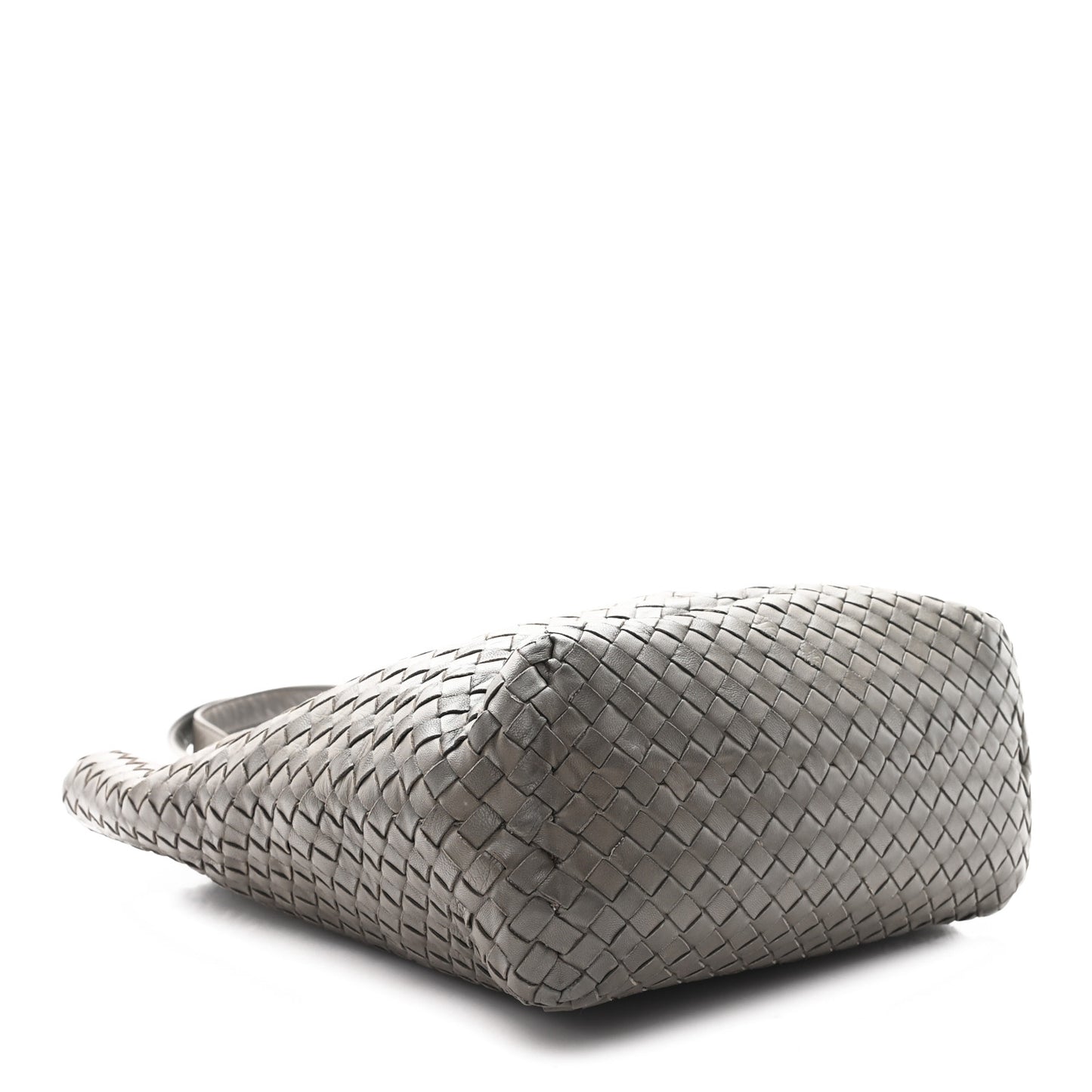 Nappa Intrecciato Small Seamless Tote  Grey