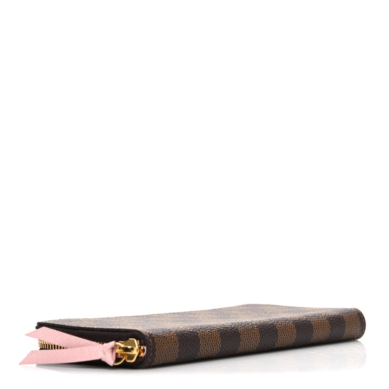 Louis Vuitton Damier Ebene Clemence Wallet Rose Ballerine 4 of 7