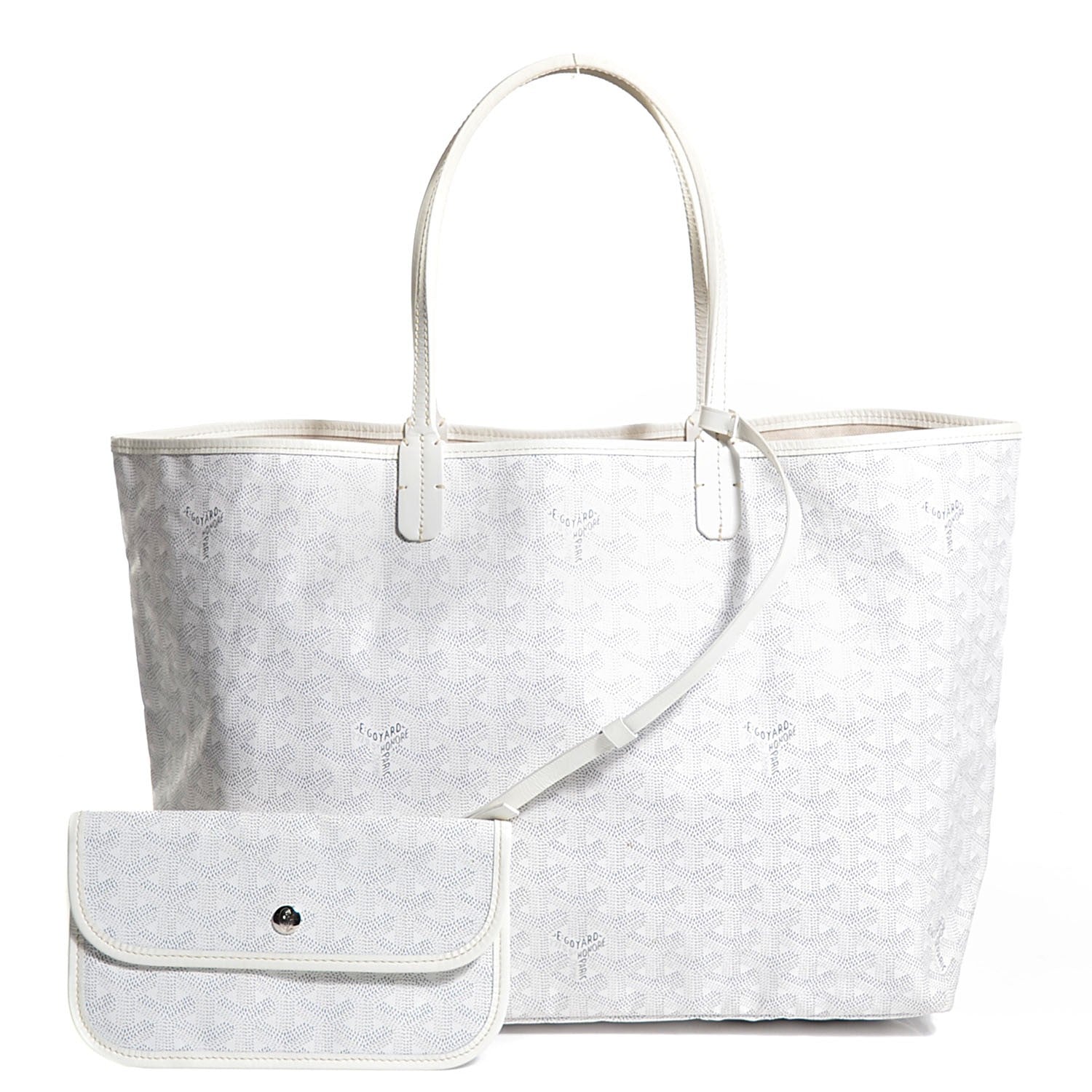 Goyard Goyardine Saint Louis PM White 1 of 9