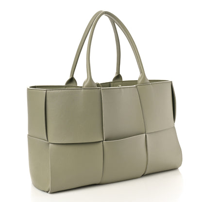 Bottega Veneta Nappa Maxi Intrecciato Medium Arco Tote Travertine 3 of 9