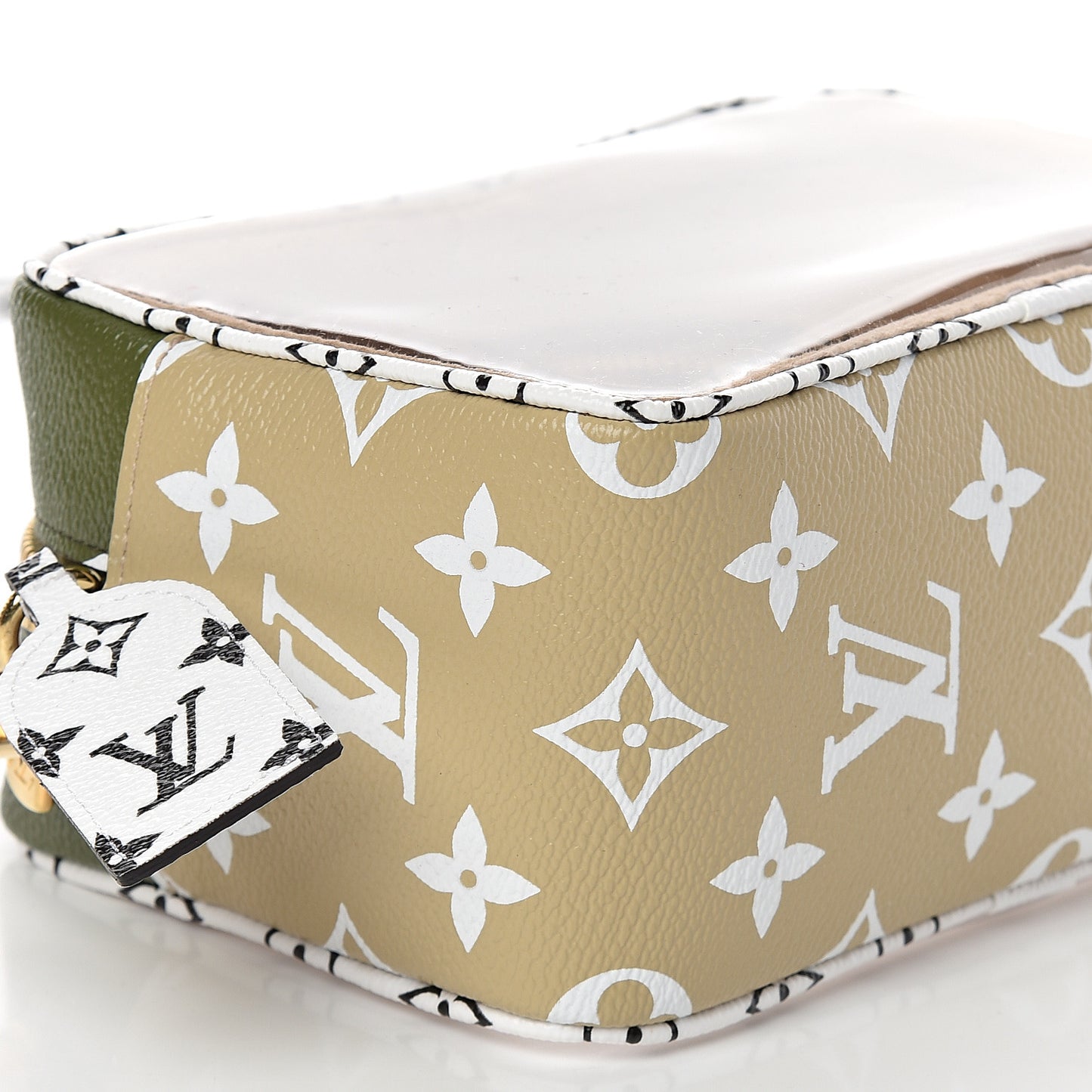 Monogram Giant Beach Pouch Kaki