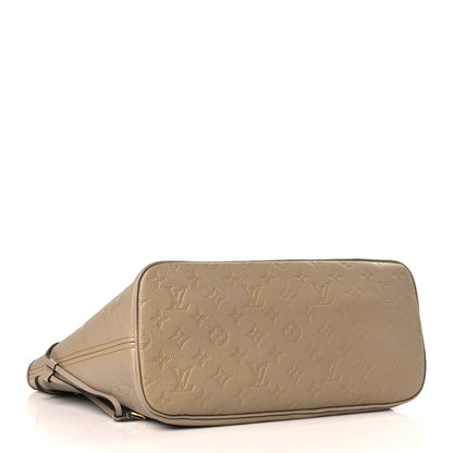 Louis Vuitton Empreinte Monogram Giant Neverfull MM Tourterelle 5 of 9
