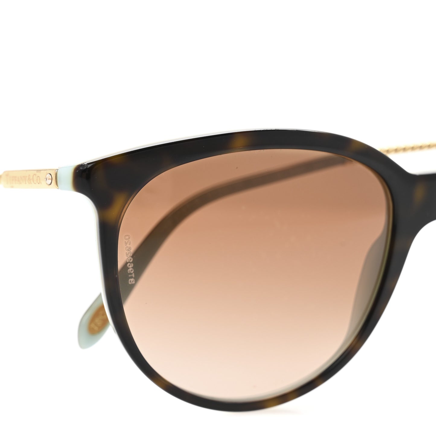 Acetate Metal TF4087-B Sunglasses Brown Blue