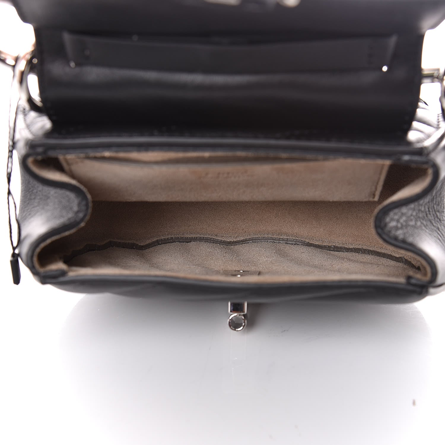 Chloe Calfskin Quilted Nano Drew Bijou Shoulder Bag Black 5 of 7