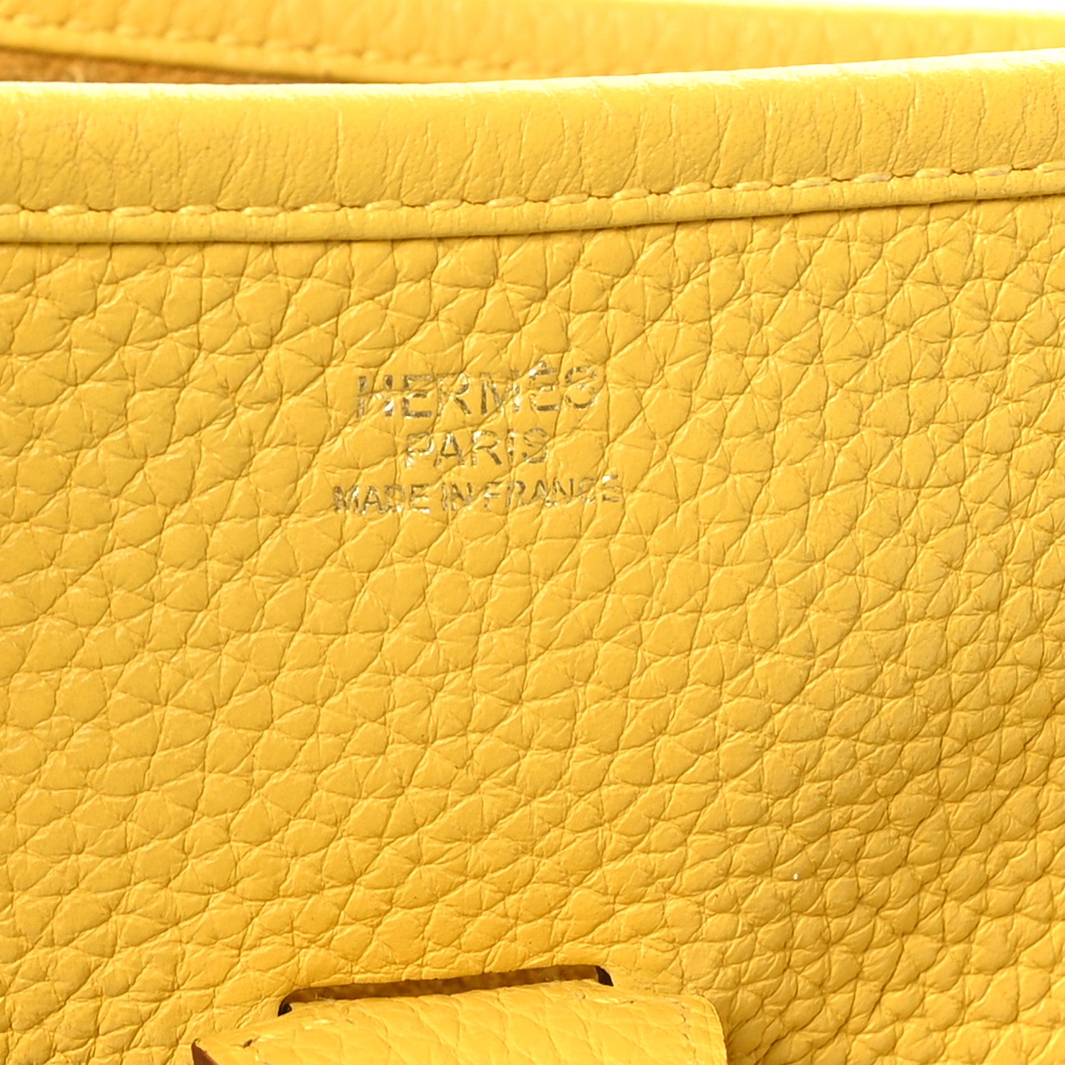Hermes Taurillon Clemence Evelyne III PM Soleil 6 of 10
