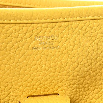 Hermes Taurillon Clemence Evelyne III PM Soleil 6 of 10