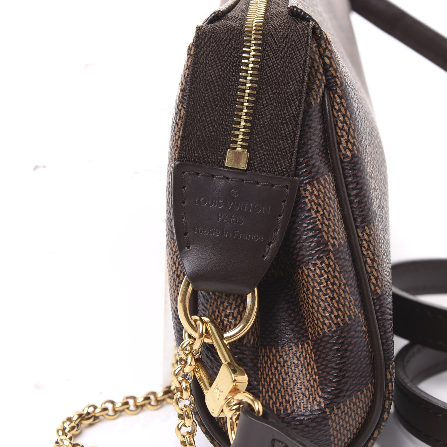 Louis Vuitton Damier Ebene Eva Clutch 7 of 10
