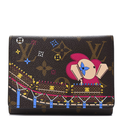 Louis Vuitton Monogram 2020 Christmas Animation Roller Coaster Victorine Wallet Pivoine 1 of 9