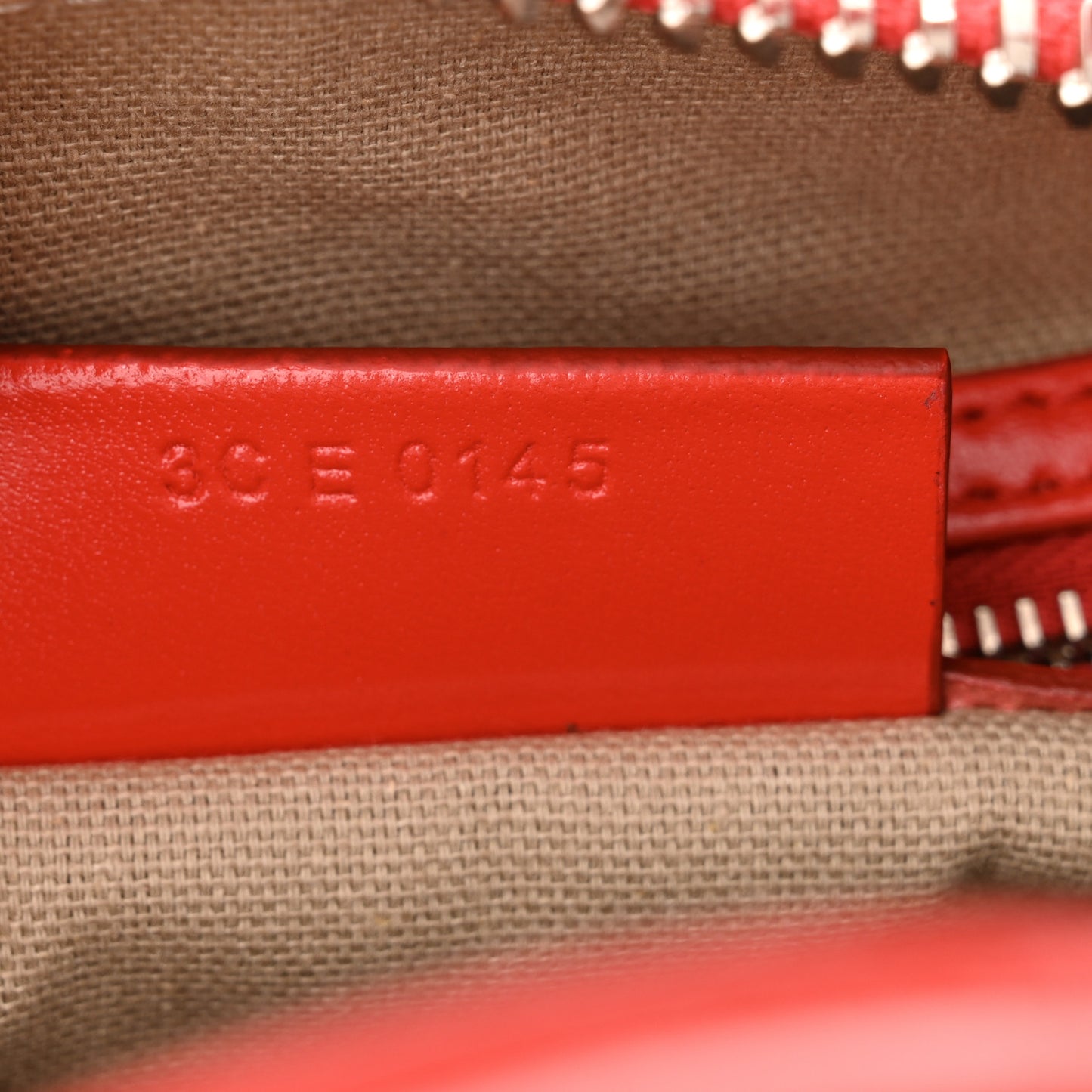 Shiny Lord Calfskin Mini Antigona Red