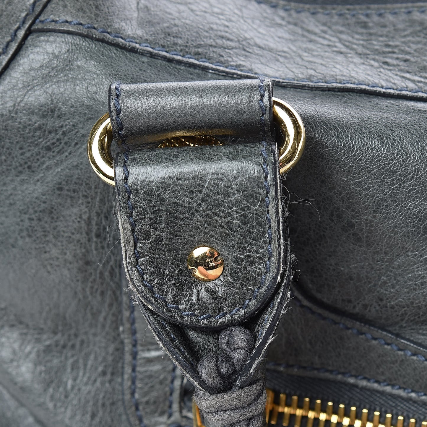 Agneau Giant 21 Gold Hardware Work Anthracite