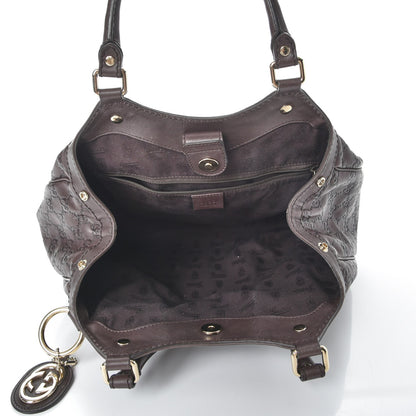 Gucci Guccissima Medium Sukey Tote Chocolate 5 of 7