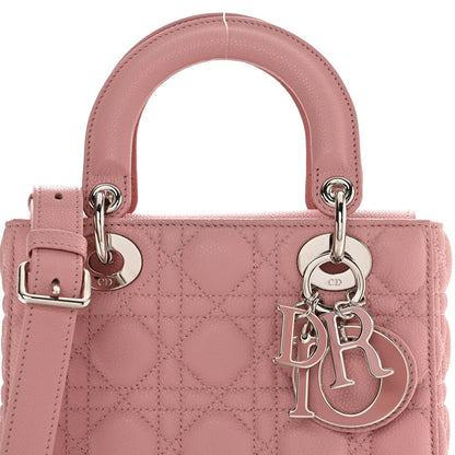 Christian Dior Grained Calfskin Cannage Small Lady Dior Fard 8 of 11