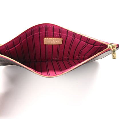 Louis Vuitton Monogram Neverfull MM GM Pochette Pivoine 5 of 6