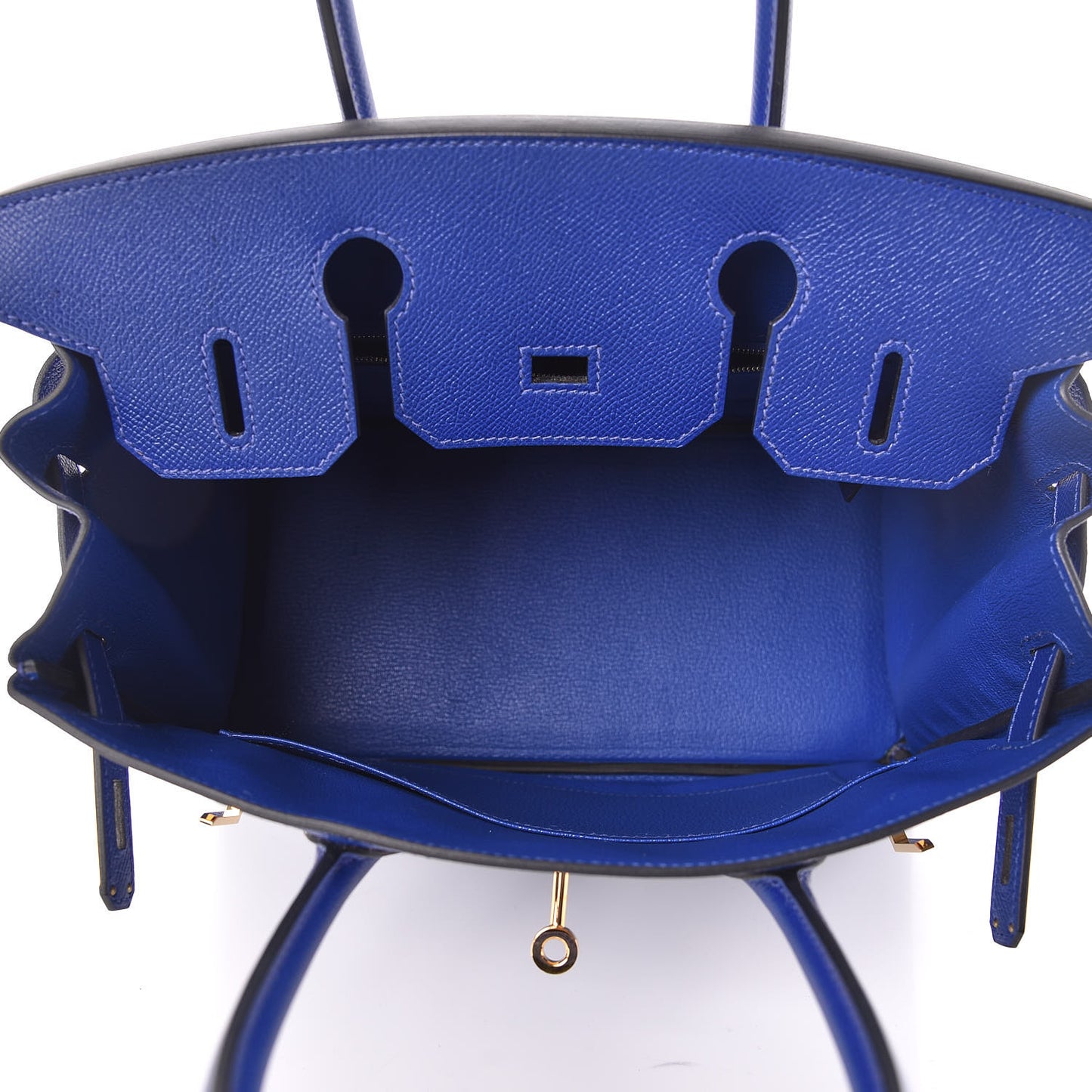 Epsom Birkin 30 Bleu Electrique