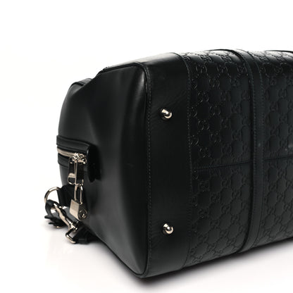 Gucci Guccissima Signature Medium Duffle Black 8 of 12
