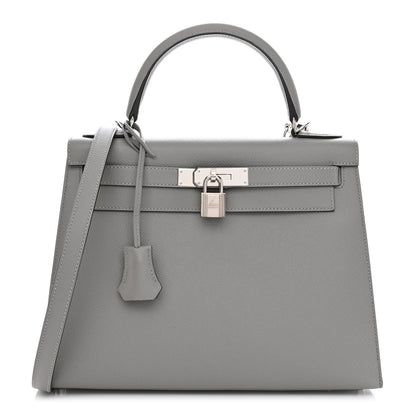 Hermes Epsom Kelly Sellier 28 Gris Mouette 1 of 11