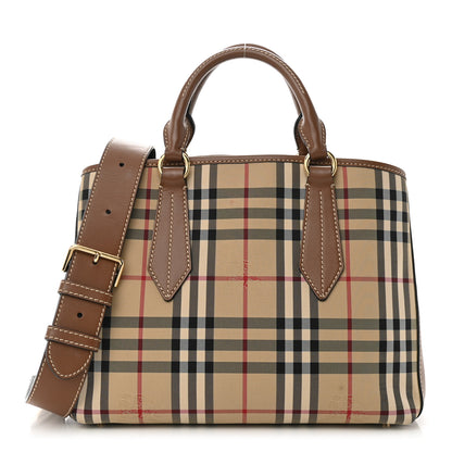 Burberry Horseferry Check Medium Ballingdon Tote Honey Tan 1 of 10