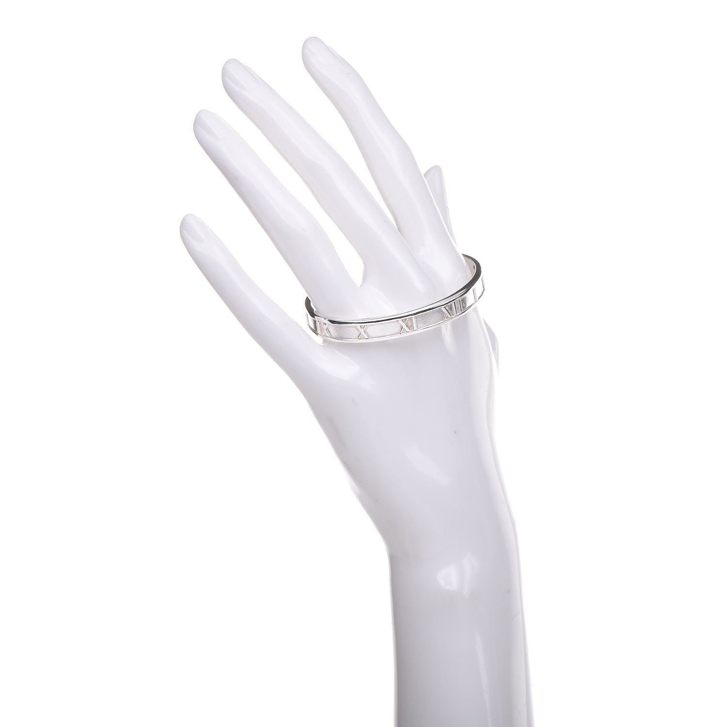 Tiffany Sterling Silver Atlas Cuff Bracelet 2 of 5