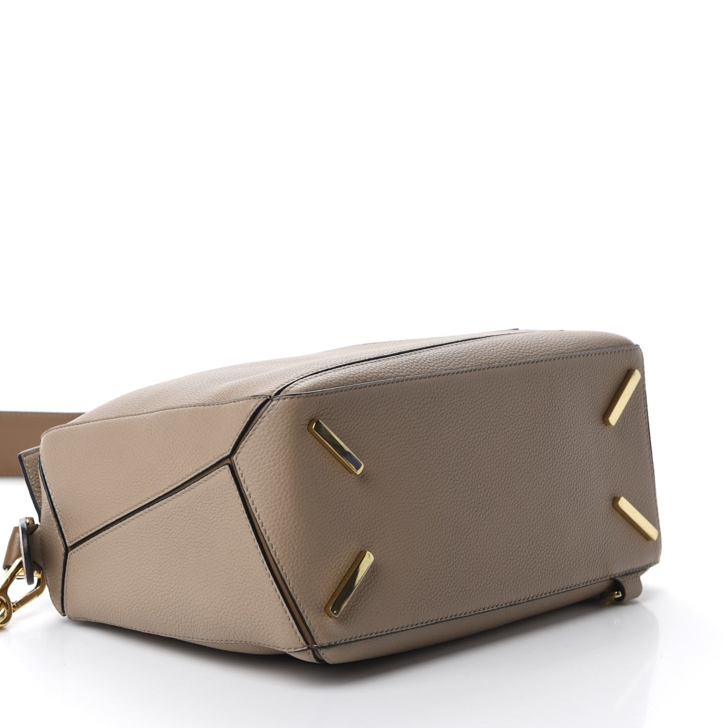 Calfskin Medium Puzzle Bag Sand Mink