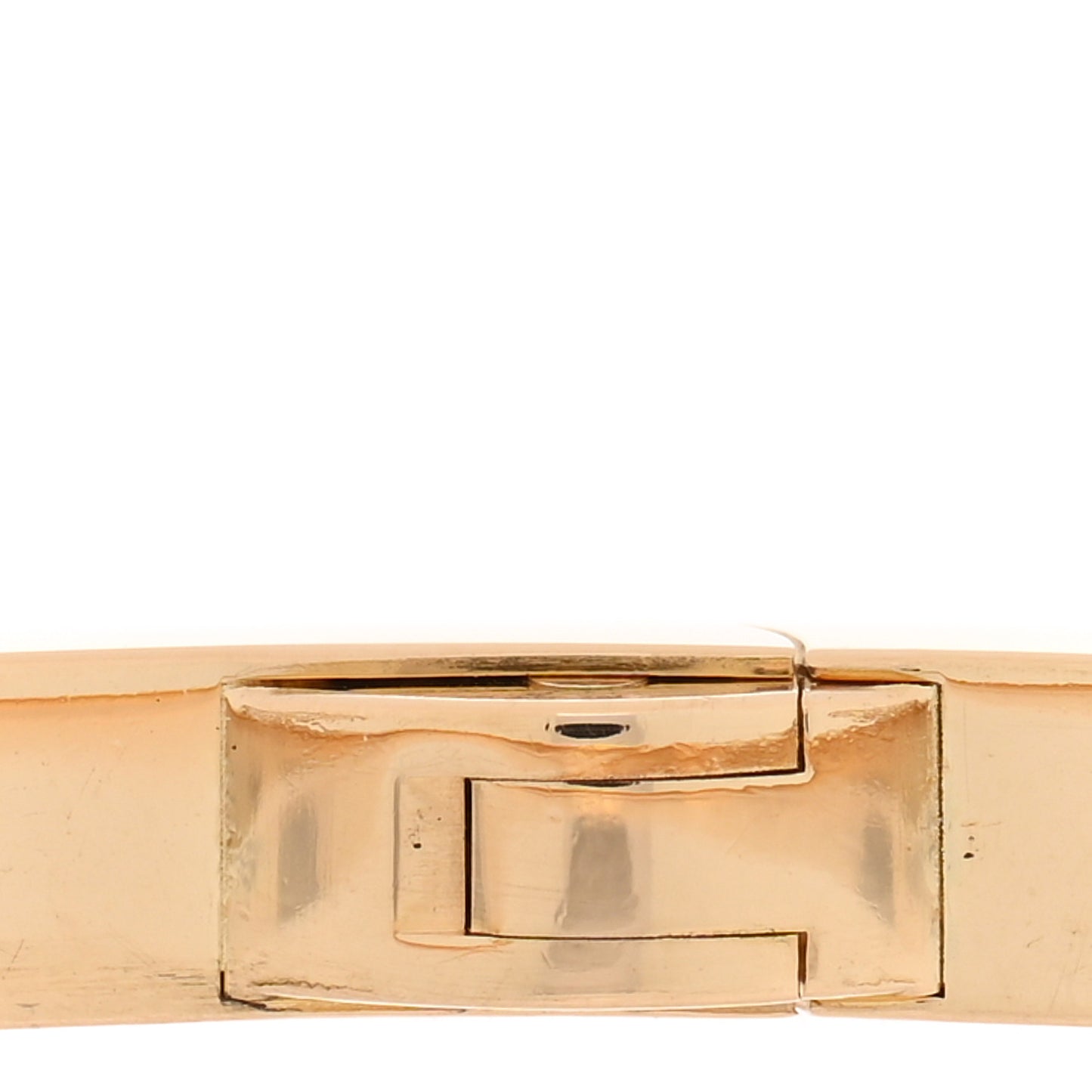 18K Yellow Gold 10 Diamond Small LOVE Bracelet 17