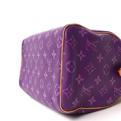 Louis Vuitton Calfskin Monogram Speedy P9 Bandouliere 25 Lotus Purple 10 of 10