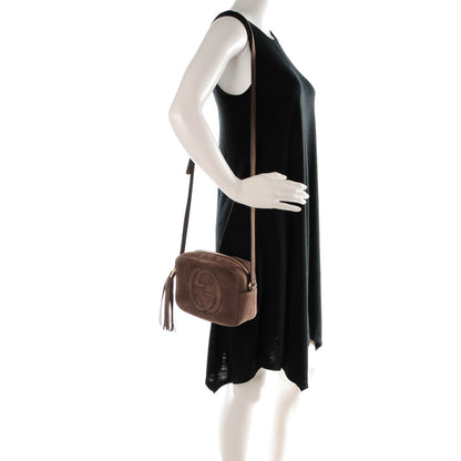 Gucci Vitello Range Small Soho Disco Bag Grey Field 2 of 8
