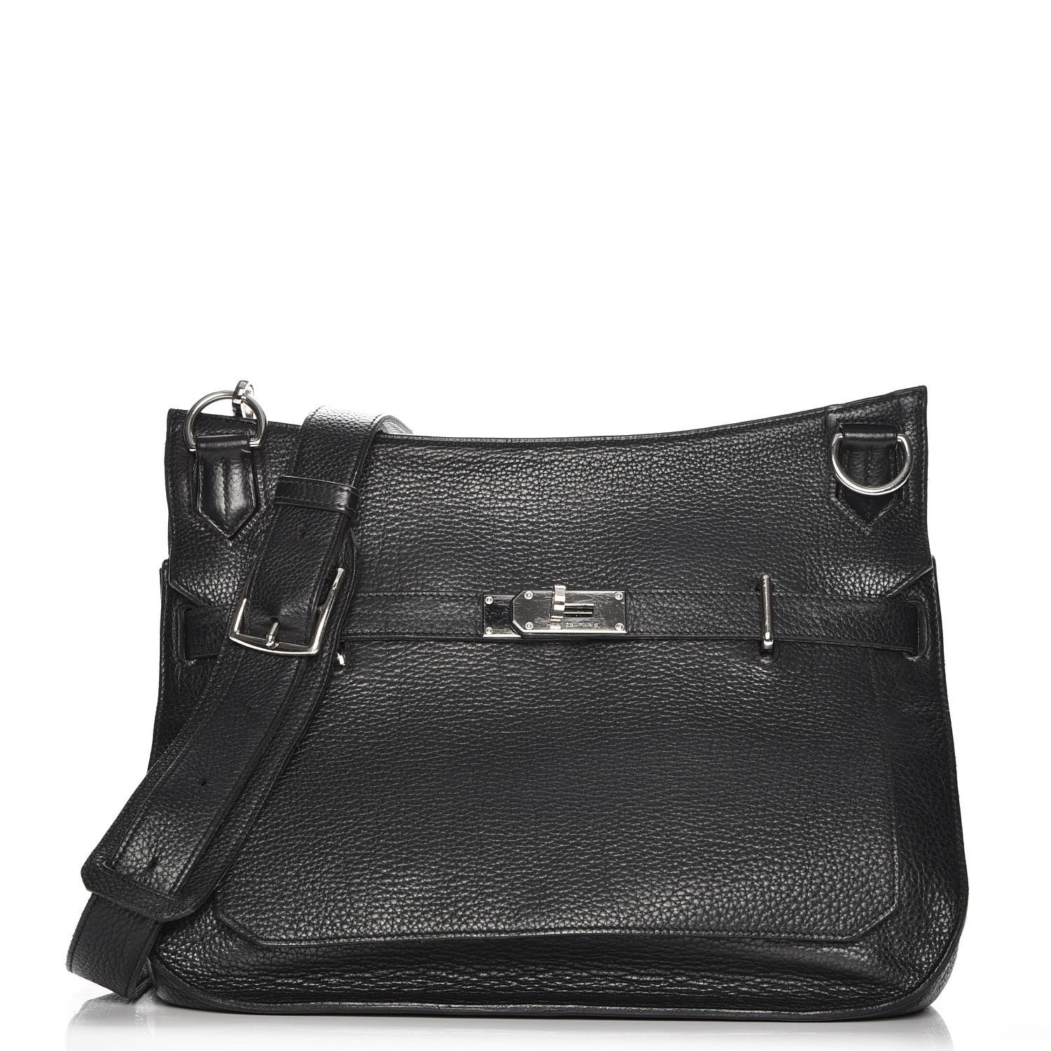 Hermes Taurillon Clemence Jypsiere 37 Black 1 of 31