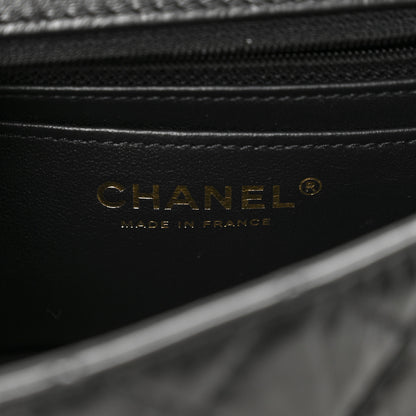 Chanel Aged Calfskin Quilted 2.55 Reissue Mini Flap Black 6 of 10
