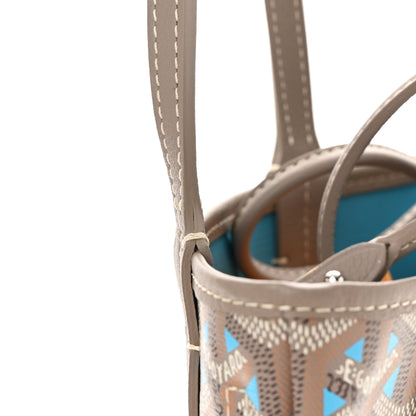 Goyard Goyardine Poitiers Claire Voie Tote Grege Turquoise 11 of 13