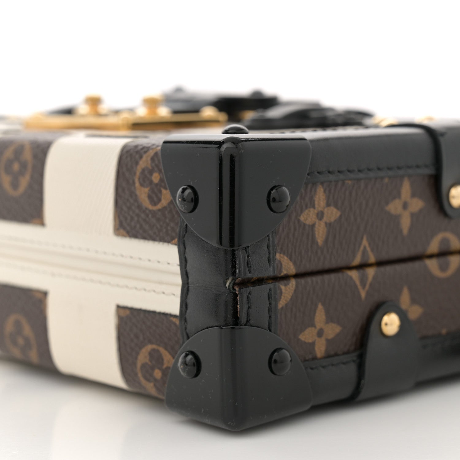 Louis Vuitton Monogram Tressage Petite Malle Creme 10 of 12