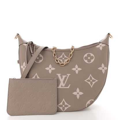 Louis Vuitton Empreinte Monogram Giant Loop Hobo Dove Gray Cream 3 of 11