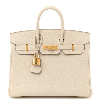 Hermes Togo Birkin 25 Craie 1 of 15