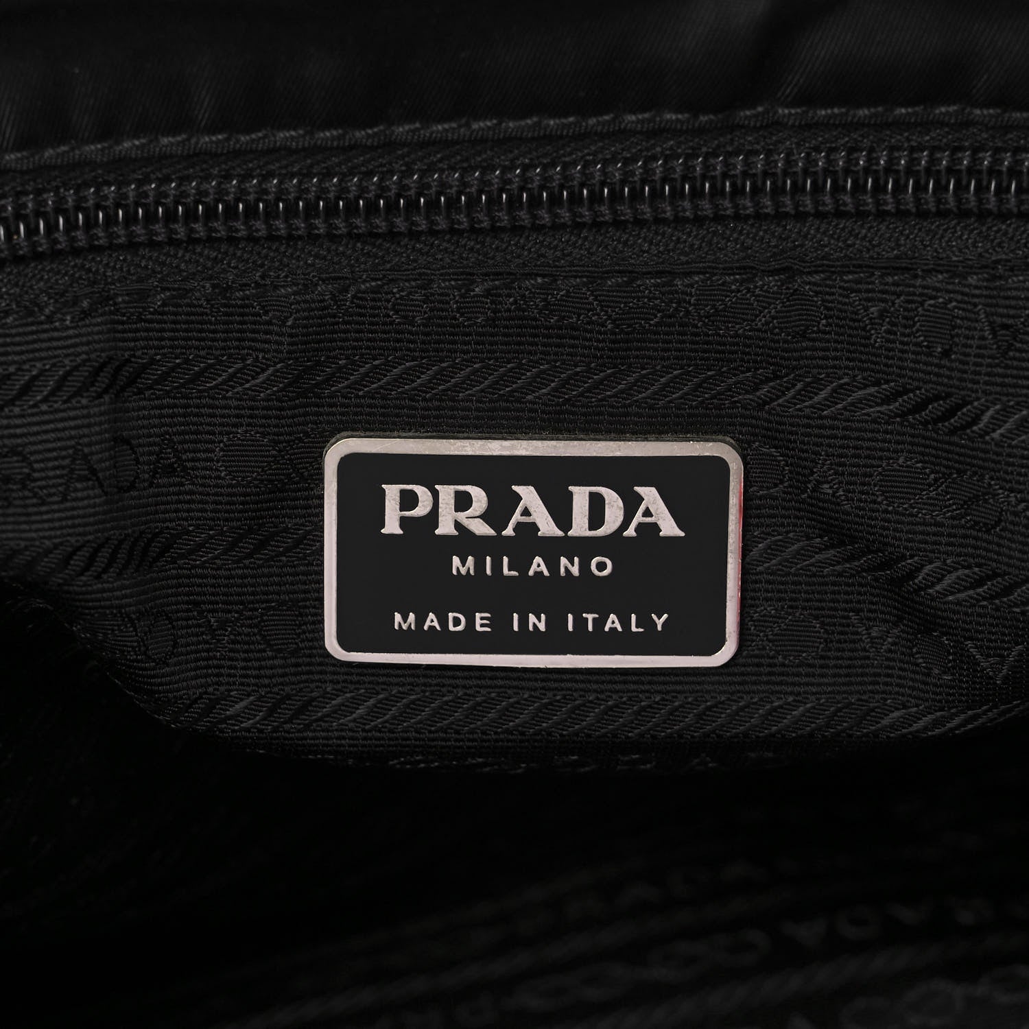 Prada Nylon Saffiano Flat Messenger Bag Black 5 of 10