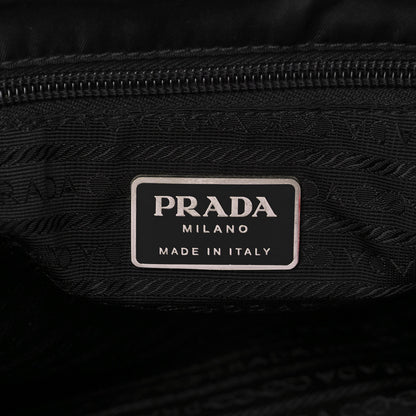 Prada Nylon Saffiano Flat Messenger Bag Black 5 of 10