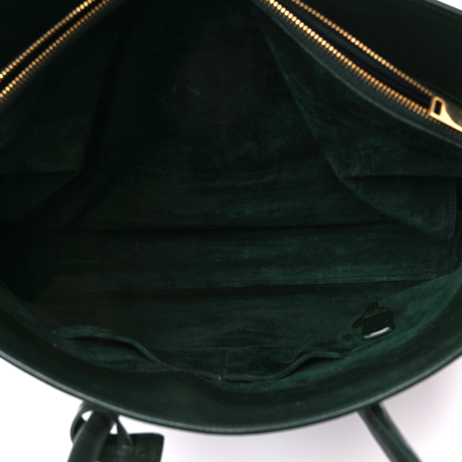 Saint Laurent Calfskin Large Sac de Jour Carryall Dark Green 7 of 16